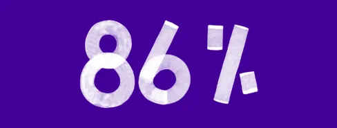 86%